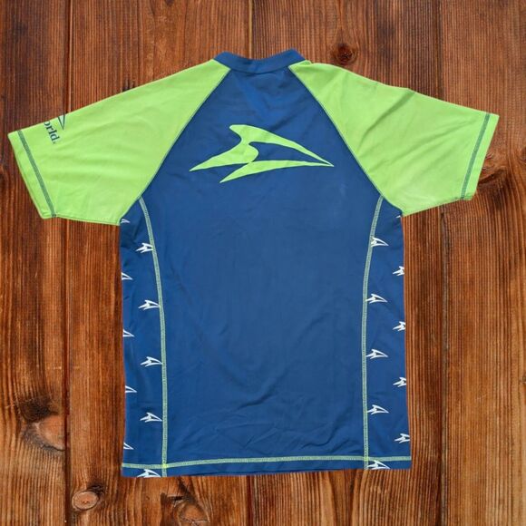 SeaWorld Aquatica Employee Uniform Threads Dri Express Blue Green Medium - Picture 1 of 6